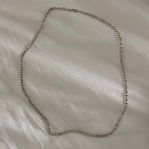 Sterling silver bead chain